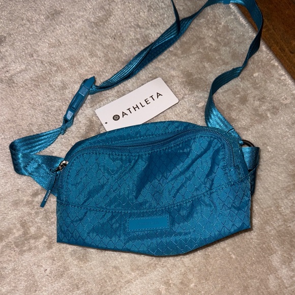Athleta Handbags - Athleta Teal Crossbody Bag